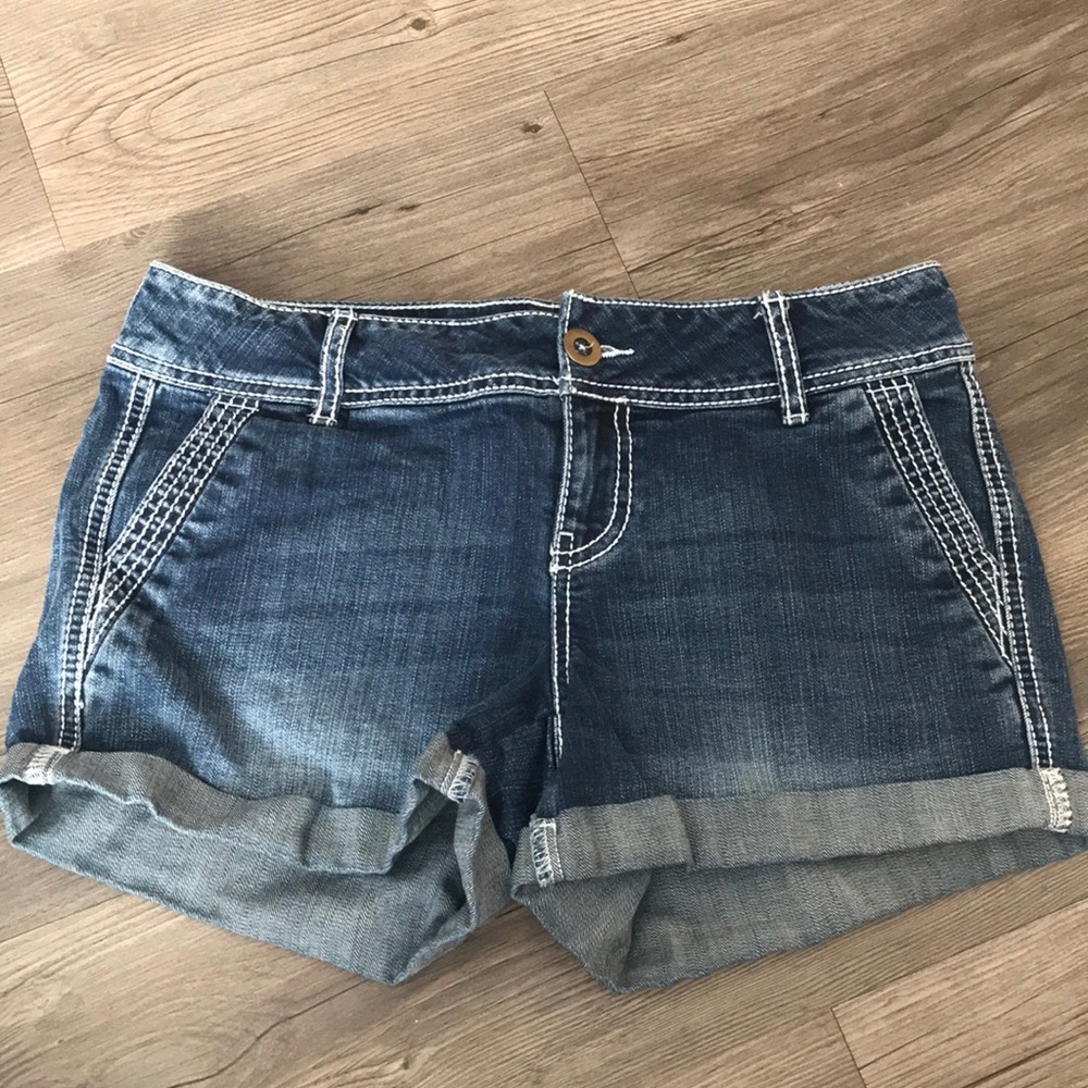 Blue shorts